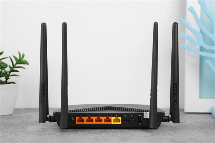 Router Wifi Chuẩn AC1200 Totolink A3002RU V2 Gigabit Màu Đen