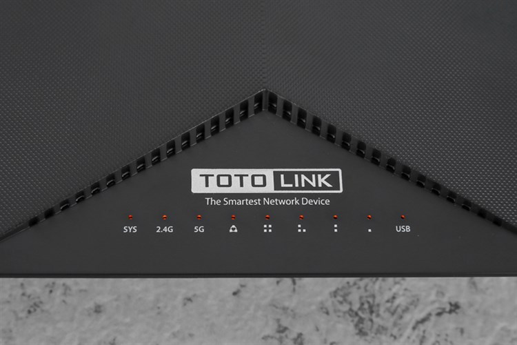 Router Wifi Chuẩn AC1200 Totolink A3002RU V2 Gigabit Màu Đen