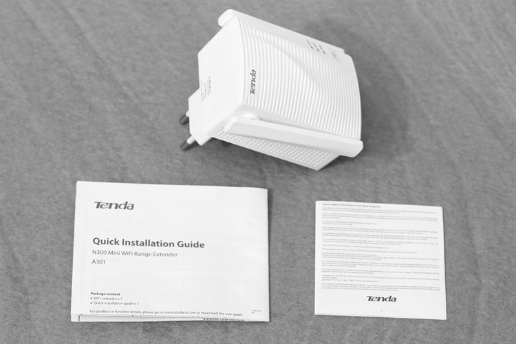 Repeater mở rộng sóng Wifi Chuẩn N Tenda A301 Màu Trắng