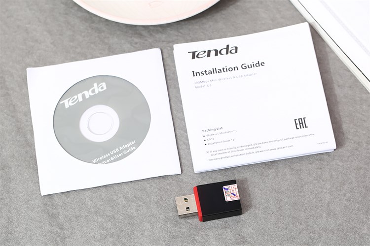 USB Wifi 300Mbps Tenda U3 Màu Đen