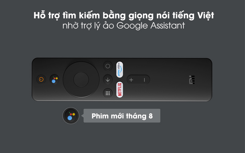 Hỗ trợ tìm kiếm giọng nói - Đầu Thu TV Xiaomi Mi TV Stick Đen