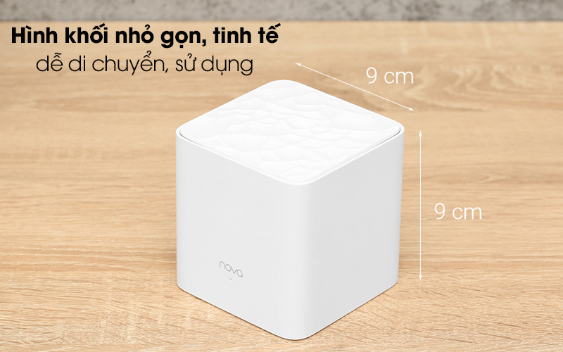 Router Wifi Mesh Chuẩn AC1200 Tenda Nova MW3 Trắng - Chính hãng