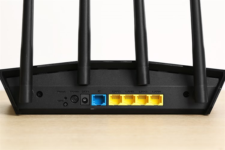 Router Wifi Chuẩn Wifi 6 Băng Tần Kép Asus AX55 Màu Đen