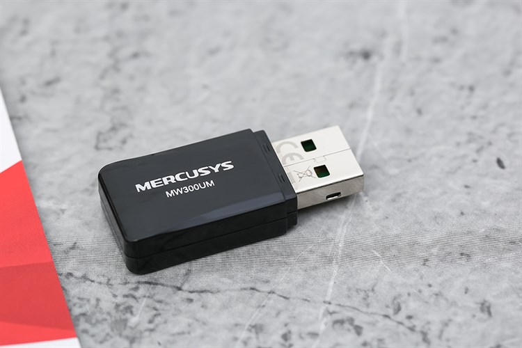 USB Wifi 300 Mbps Mercusys MW300UM Màu Đen