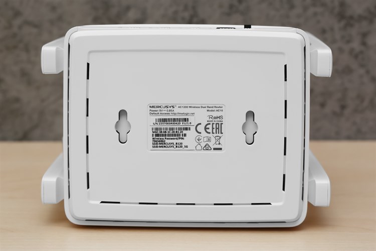 Router Wifi Chuẩn AC1200 Mercusys AC10 Màu Trắng