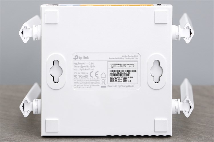 Router Wifi Chuẩn AC750 TP-Link Archer C24 Màu Trắng
