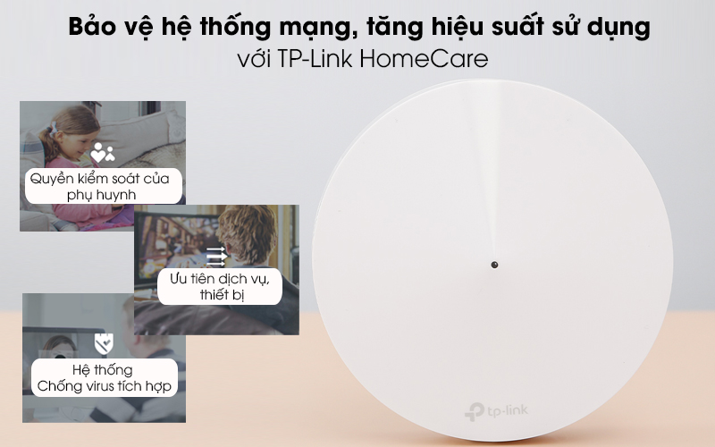 Hệ thống Wi-Fi Mesh TP-LINK AC1300 Deco M5 (3-pack) - Chính hãng