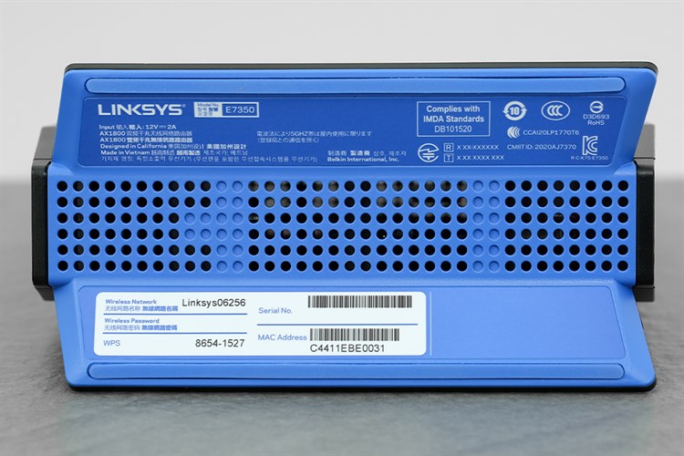 Router Wifi Chuẩn Wifi 6 Linksys E7350AH Màu Đen