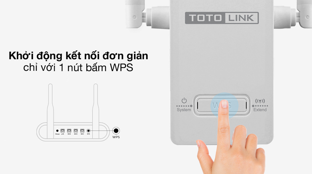 Kết nối đơn giản - Totolink EX200 V2 