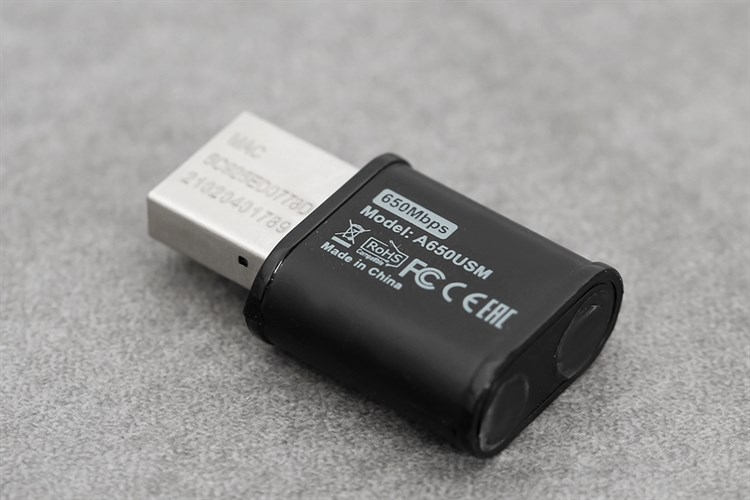 USB Wifi AC650 Mbps Totolink A650USM Màu Đen