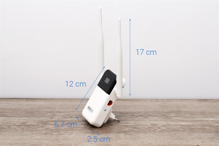 Repeater mở rộng sóng Wifi băng tần kép AC1200 Totolink EX1200L Màu Trắng