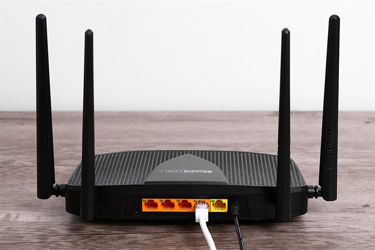 Router Wifi Chuẩn Wifi 6 AX1800 Totolink X5000R Gigabit Màu Đen