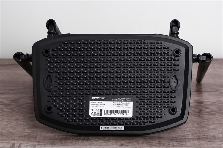 Router Wifi Chuẩn Wifi 6 AX1800 Totolink X5000R Gigabit Màu Đen
