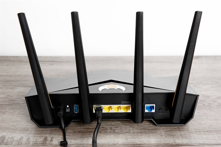 Router Wifi Chuẩn Wifi 6 AX3000 Asus TUF-AX3000 Gigabit Màu Đen