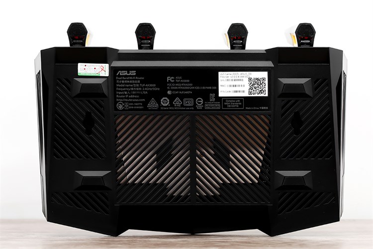 Router Wifi Chuẩn Wifi 6 AX3000 Asus TUF-AX3000 Gigabit Màu Đen