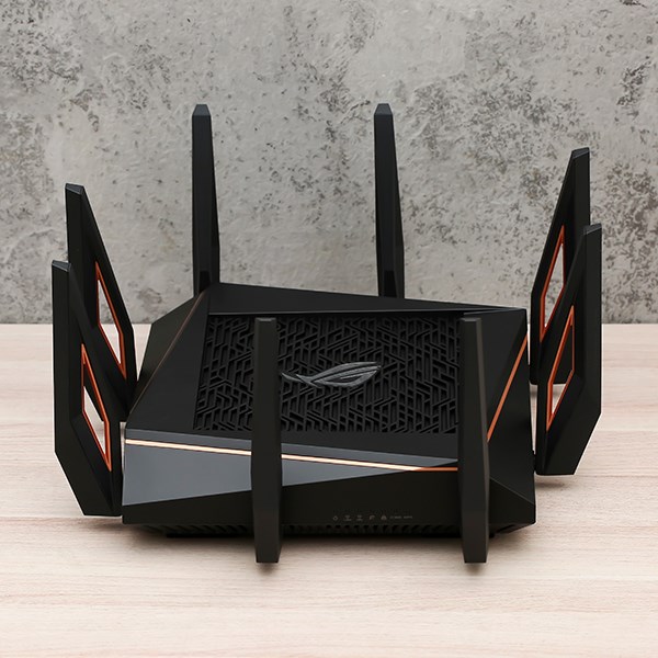 Bộ Phát Sóng Wifi Router Chuẩn Wifi 6 AX11000 Asus GT-AX11000 Gigabit Đen