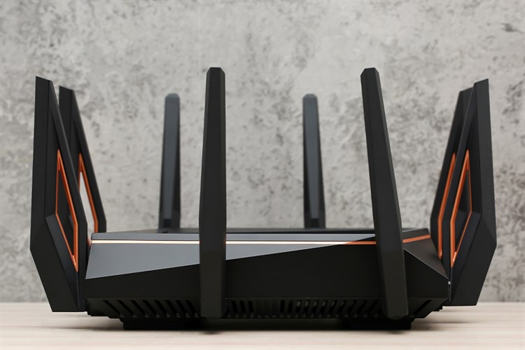Router Wifi Chuẩn Wifi 6 AX11000 Asus GT-AX11000 Gigabit Màu Đen