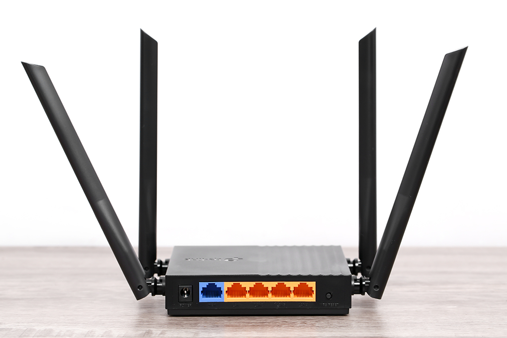 Router Wifi Chuẩn AC1200 TP-Link Archer C64 Gigabit Đen