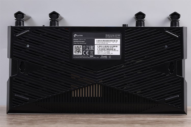 Router Wifi Chuẩn Wifi 6 AX1500 TP-Link Archer AX1500 Màu Đen