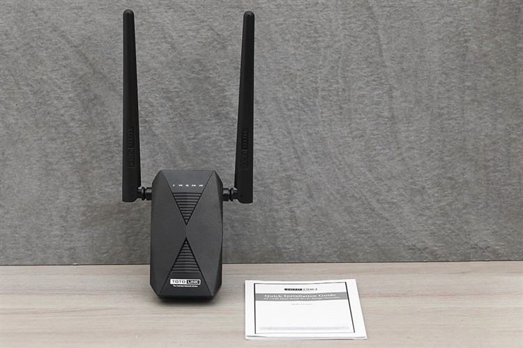 Repeater mở rộng sóng Wifi chuẩn AC1200 Totolink EX1200T Màu Đen