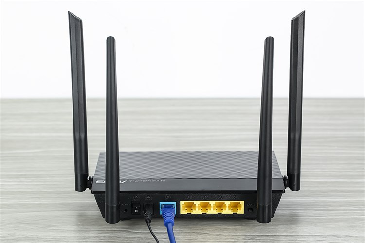 Router Wifi Chuẩn AC750 Asus AC750L Màu Đen