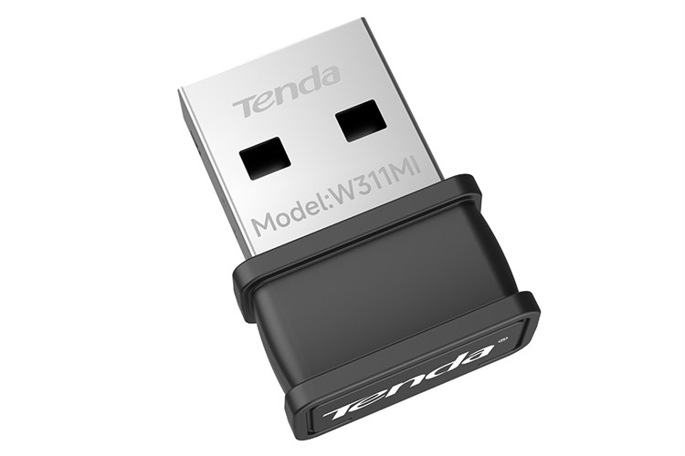 USB Wifi 6 AX300 Tenda W311mi (V6) Màu Đen