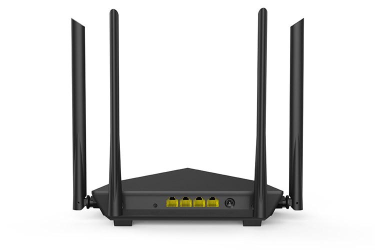 Router Wifi băng tần kép Chuẩn AC1200 Tenda AC10 Gigabit Màu Đen