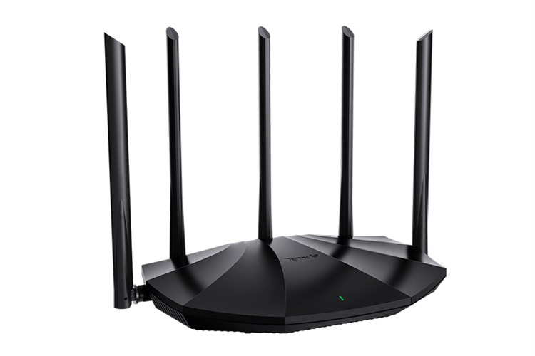 Router Wifi 6 băng tần kép AX1500 Tenda TX2Pro Gigabit Màu Đen