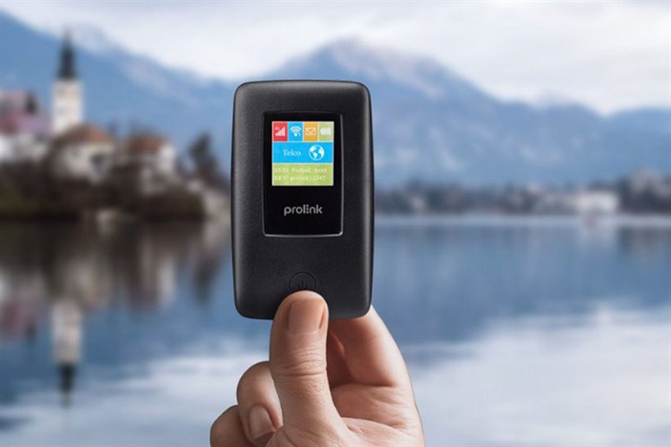 Bộ phát Wifi di động 4G LTE PROLINK DL-7203E Màu Đen
