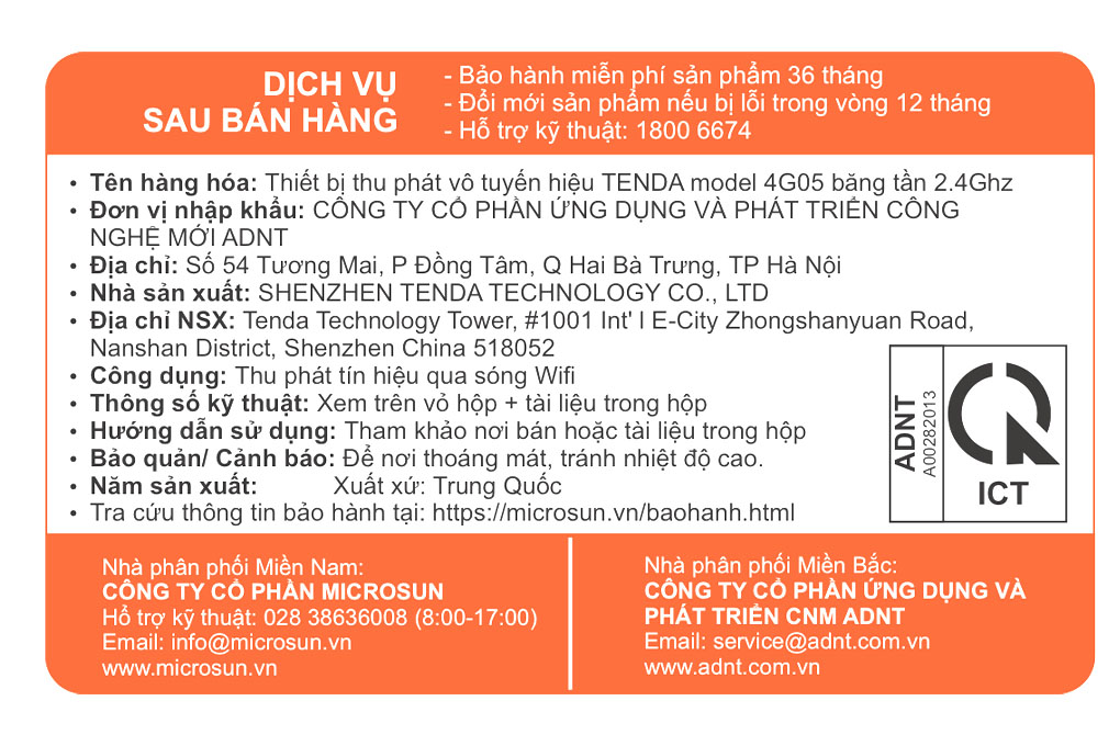 Bộ phát Wifi 4G 300Mbps Tenda 4G05 N300 Màu Đen