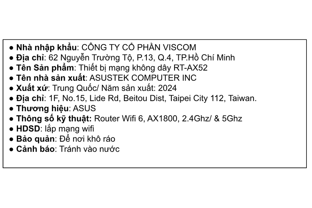 Router Wifi Chuẩn Wifi 6 Asus RT-AX52 - 5