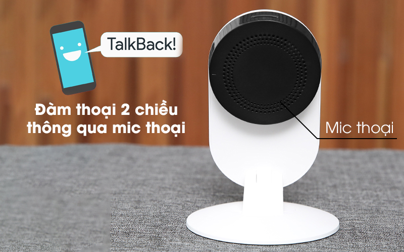 Có thể đàm thoại 2 chiều - Camera IP 1080P Xiaomi Mi Home Basic ZRM4037US Trắng Có thể đàm thoại 2 chiều - Camera IP 1080P Xiaomi Mi Home Basic ZRM4037US Trắng