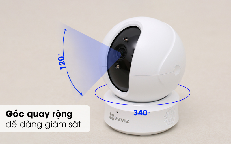 Góc quay rộng dễ dàng giám sát - Camera IP 1080P EZVIZ CS-CV246 Trắng