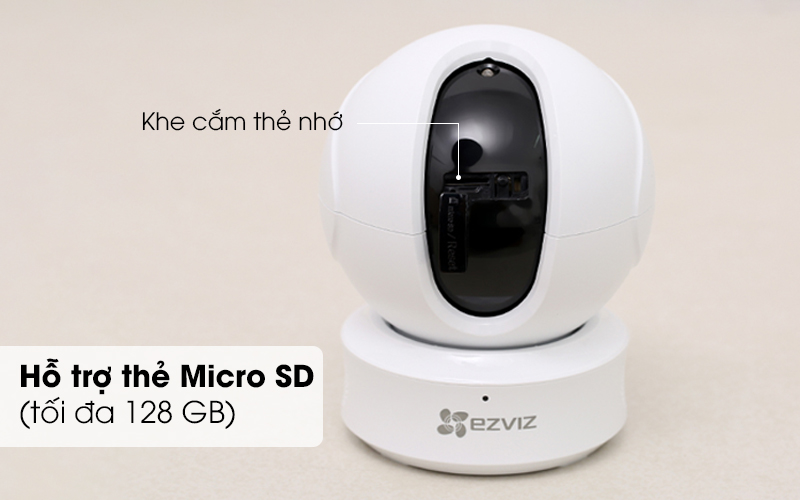 Hỗ trợ thẻ Micro SD (tối đa 128 GB) - Camera IP 1080P EZVIZ CS-CV246 Trắng