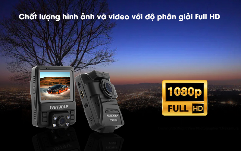 Camera Hành Trình Vietmap C63 Đen -Full HD Camera Hành Trình Vietmap C63 Đen -Full HD