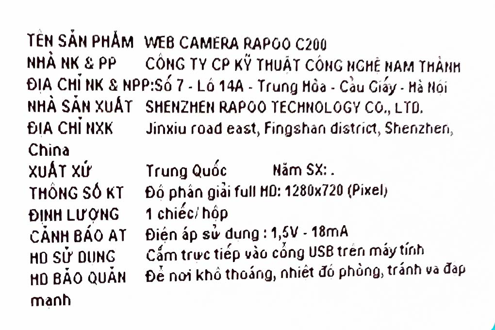 Kích thước Cao 4.2 cm