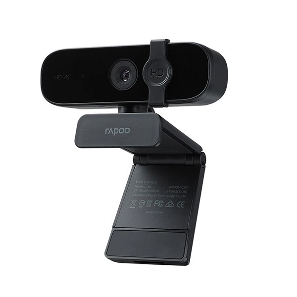 Webcam 1440P Rapoo C280 Đen