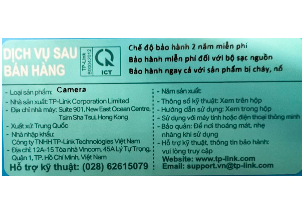 Camera IP 360 Độ TP-Link Tapo C210 Màu Trắng