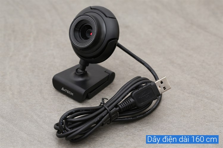Webcam 480P A4Tech PK-710G Màu Đen