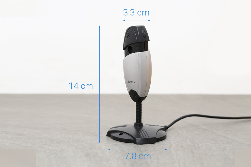 Webcam 0.3MP A4Tech PK-635G Màu Bạc
