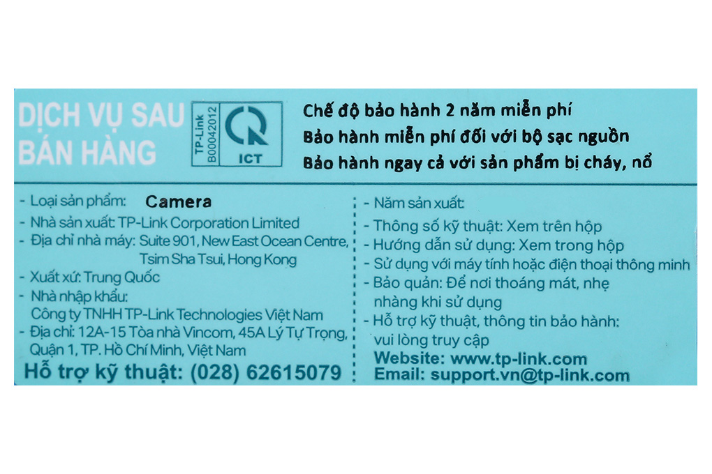 Camera IP Ngoài Trời 4MP TP-Link Tapo C320WS Màu Trắng