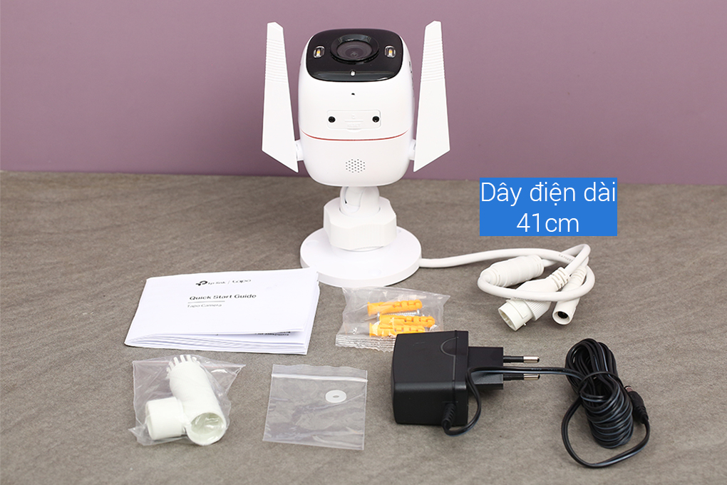Camera IP Ngoài Trời 4MP TP-Link Tapo C320WS Màu Trắng