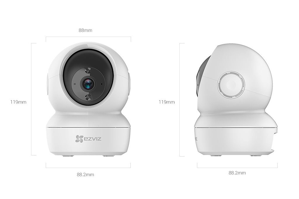 Camera IP 360 Độ 2MP Ezviz C6N Màu Trắng