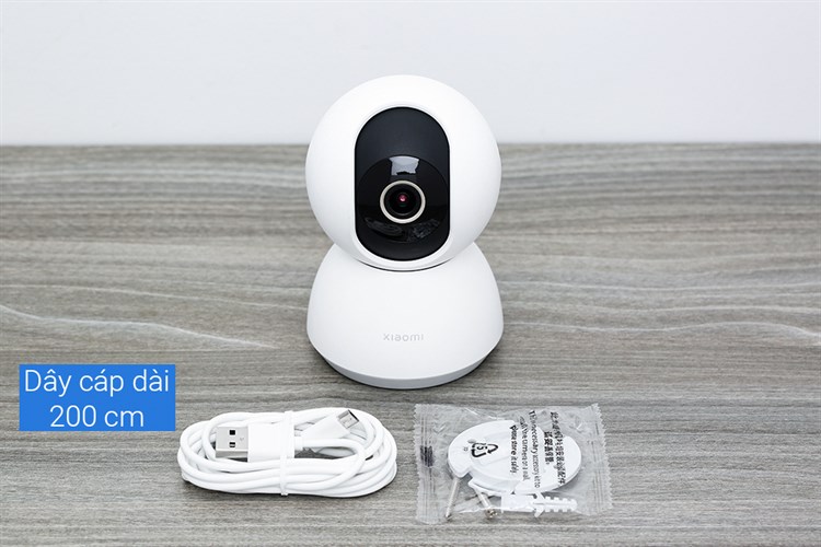 Camera IP 360 Độ 3MP Xiaomi Mi Home C300 Màu Trắng