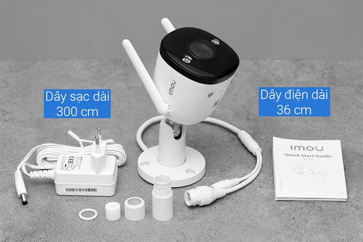 Camera IP Ngoài Trời 4MP IMOU Bullet 2E F42FP Màu Trắng