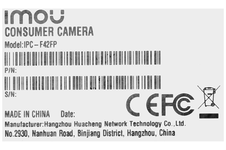 Camera IP Ngoài Trời 4MP IMOU Bullet 2E F42FP Màu Trắng