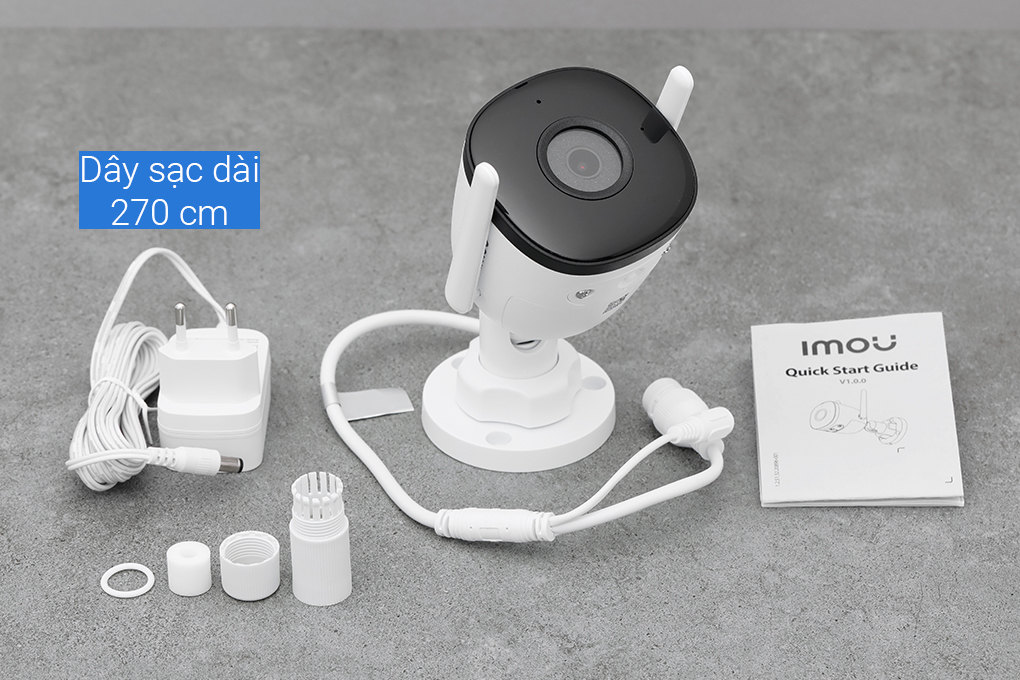 Camera IP Ngoài Trời 2MP IMOU Bullet 2C F22P Màu Trắng