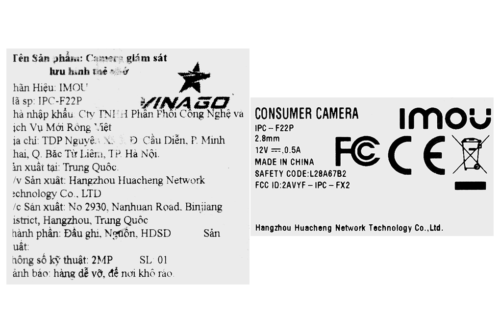 Camera IP Ngoài Trời 2MP IMOU Bullet 2C F22P Màu Trắng