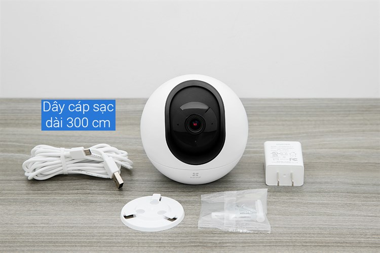 Camera IP 360 Độ 4MP EZVIZ CS-C6 Màu Trắng