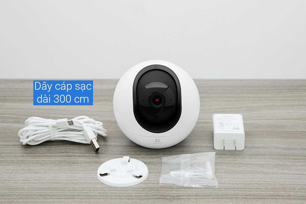 Camera IP 360 Độ 4 MP EZVIZ CS-C6 Màu Trắng